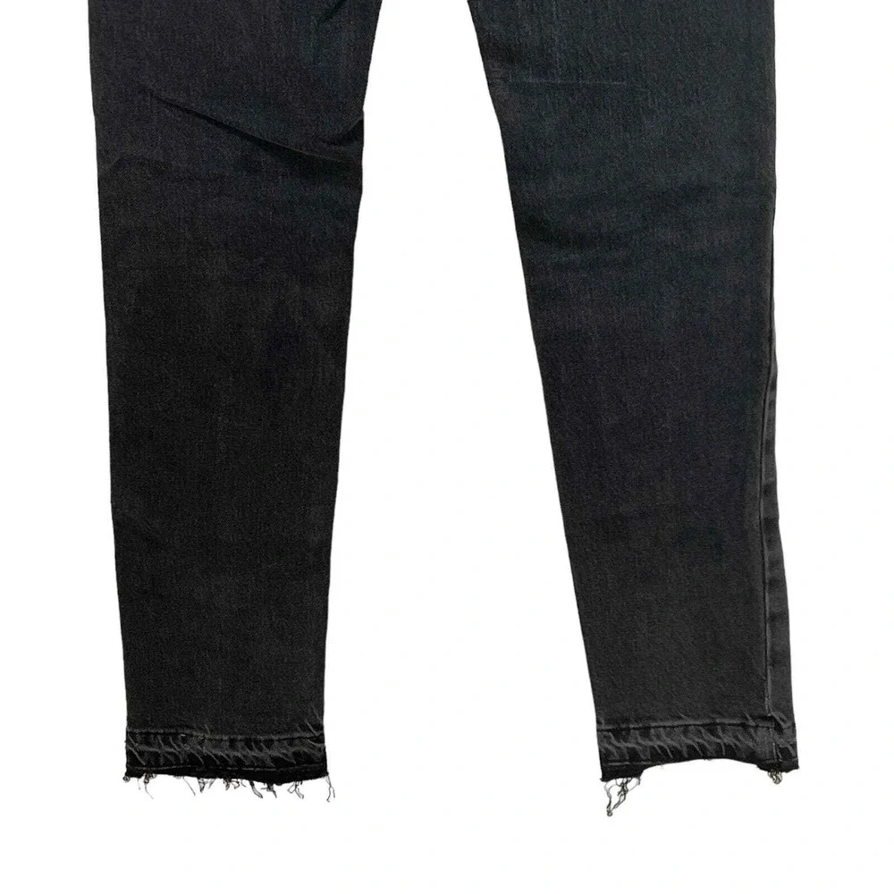 Free People We The Free Faded Black High Rise Skinny Jeans OB1187271 Size 24 NEW